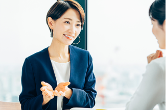 職場環境や介護の事を相談できる専門スタッフが在籍！